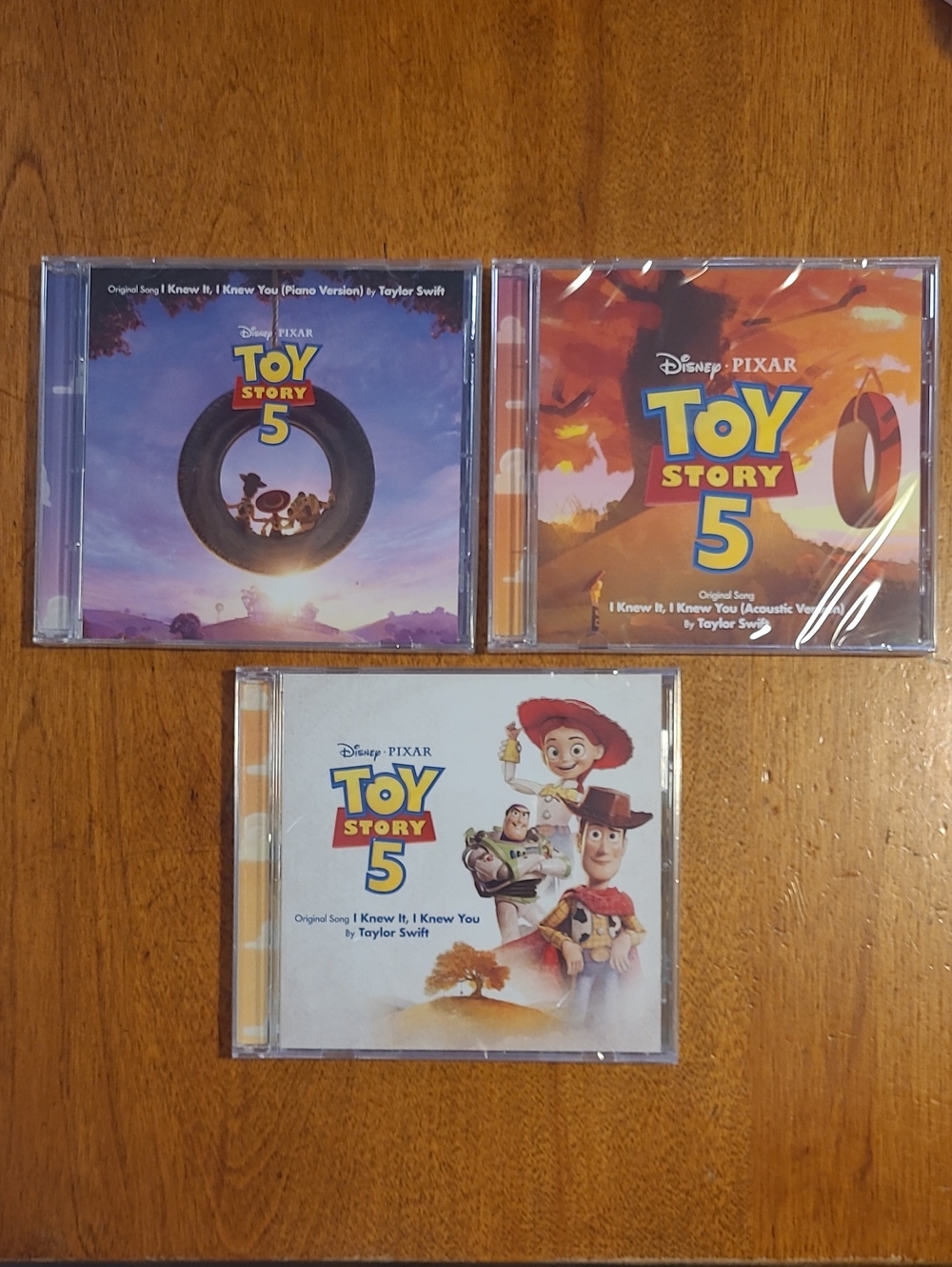 Taylor Swift Disney Toy Story 5 'I Knew It, I Knew You' 3 CD Set - NEW & SEALED